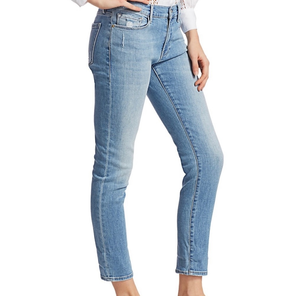 FRAME - Le Garçon Mid Rise Denim